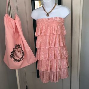 Adorable Juicy Couture Pink Ruffle Dress